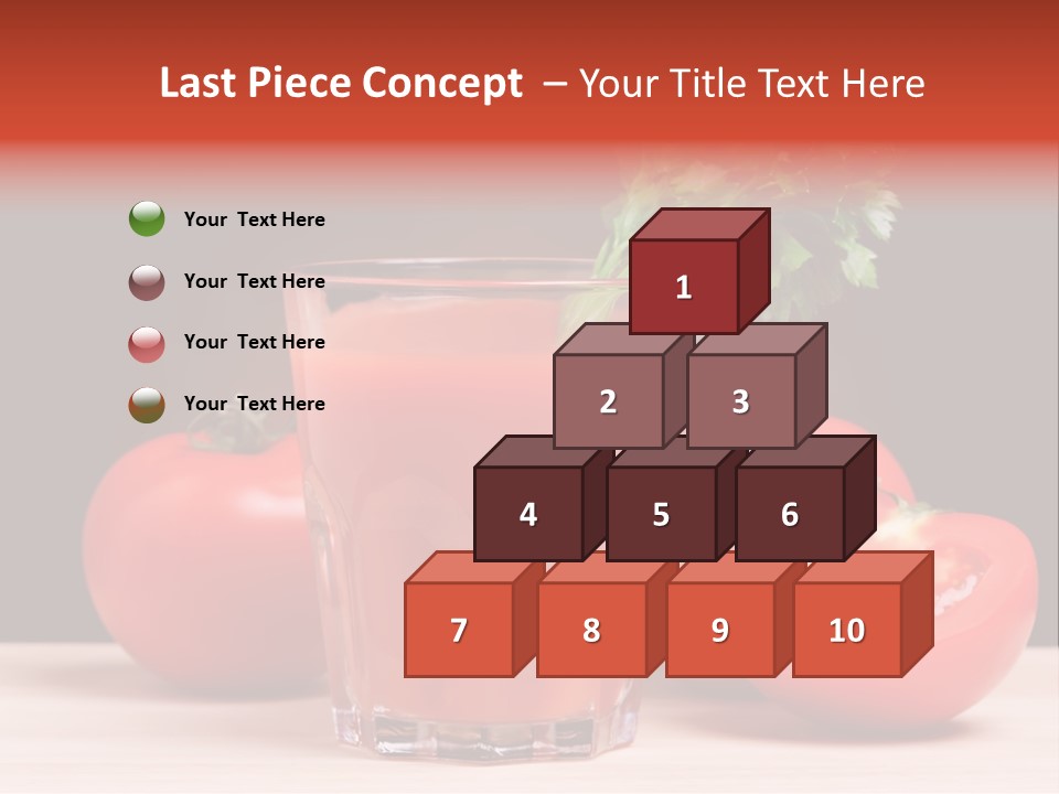 Vegetarian Crushed Black Background PowerPoint Template