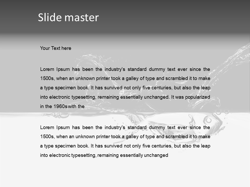 Blended Creation Fish PowerPoint Template