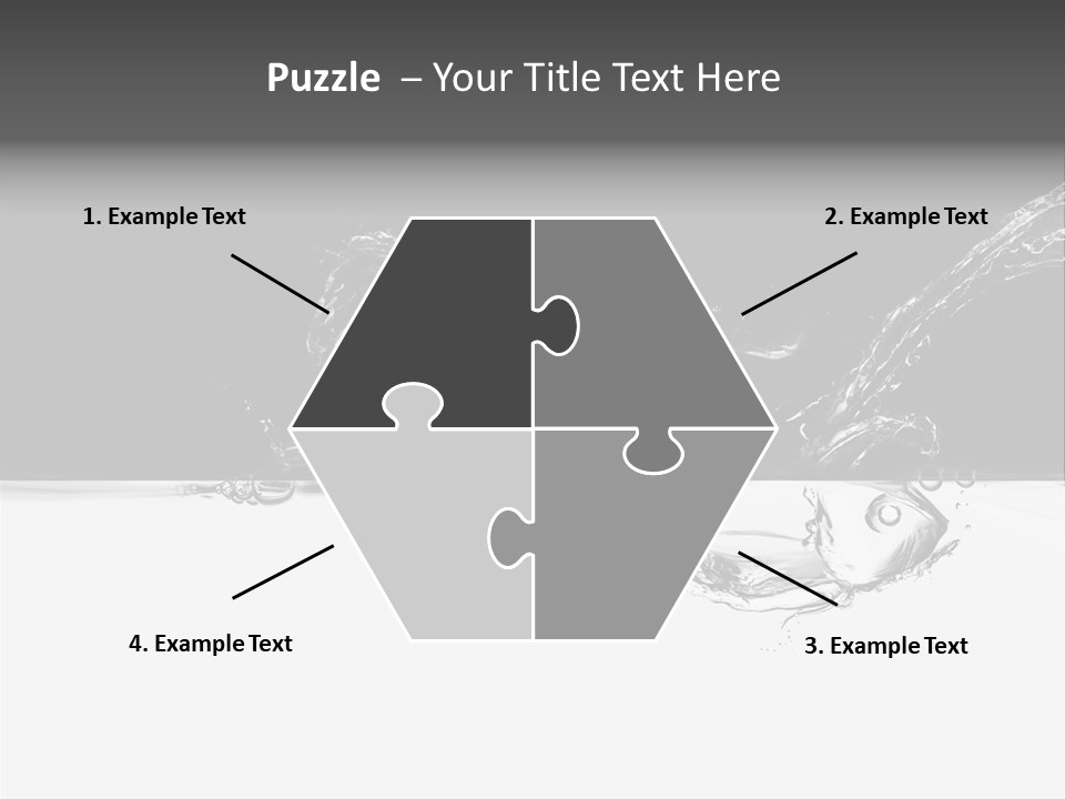 Blended Creation Fish PowerPoint Template