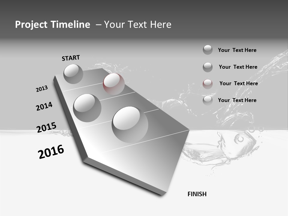 Blended Creation Fish PowerPoint Template