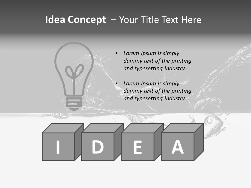 Blended Creation Fish PowerPoint Template