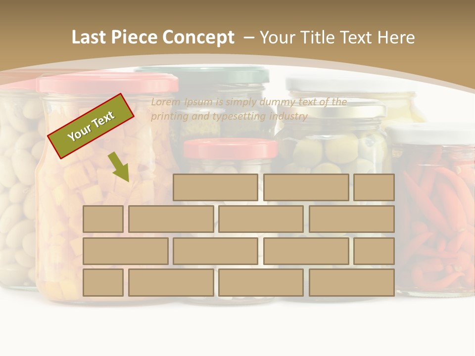 Meal Gourmet Bean PowerPoint Template