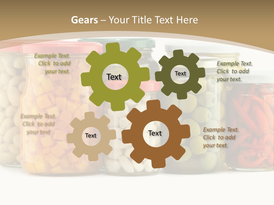 Meal Gourmet Bean PowerPoint Template