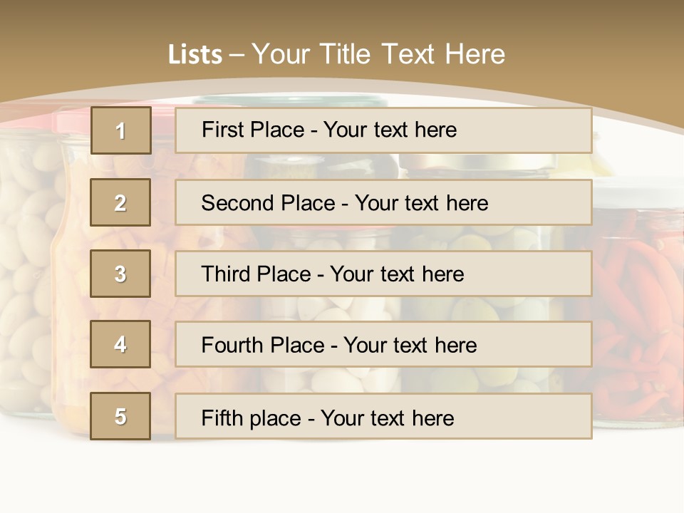 Meal Gourmet Bean PowerPoint Template