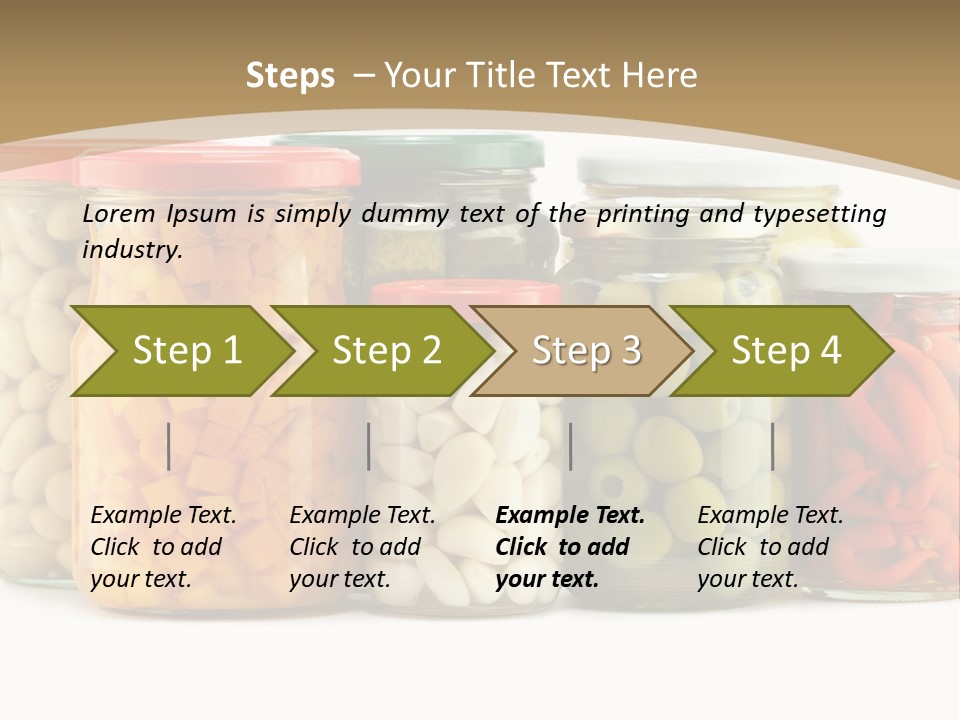 Meal Gourmet Bean PowerPoint Template