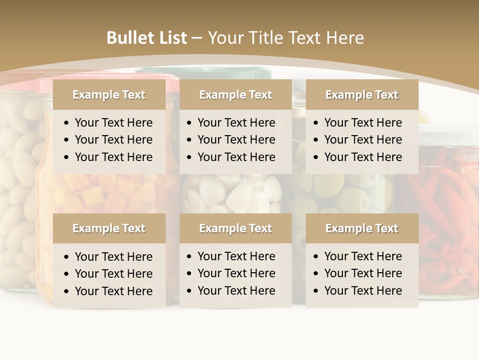 Meal Gourmet Bean PowerPoint Template