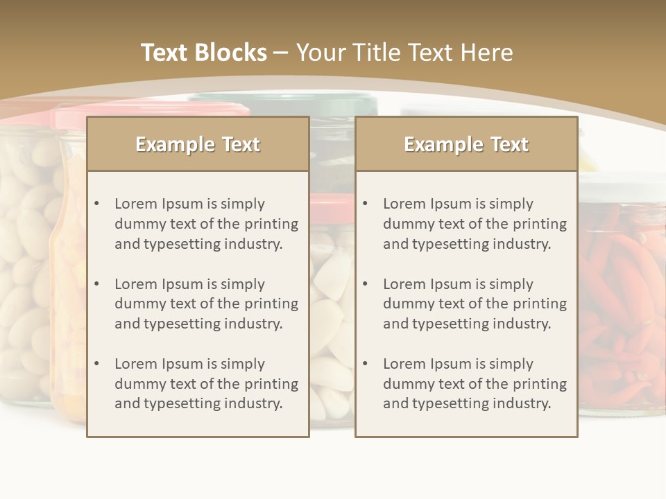 Meal Gourmet Bean PowerPoint Template