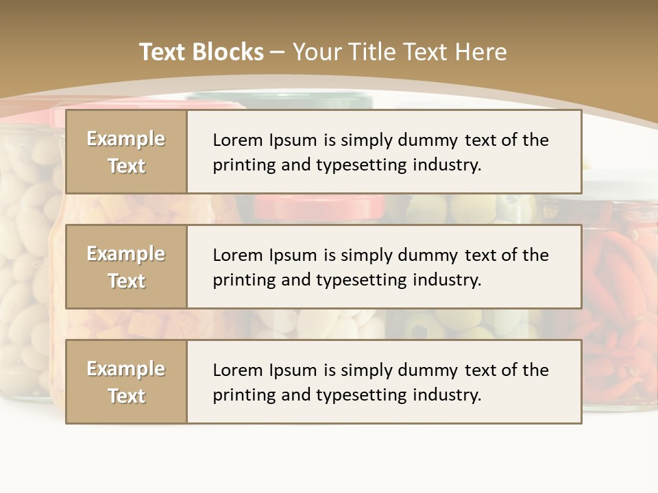 Meal Gourmet Bean PowerPoint Template