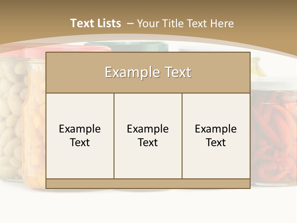 Meal Gourmet Bean PowerPoint Template