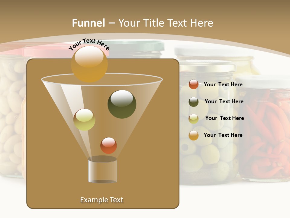 Meal Gourmet Bean PowerPoint Template