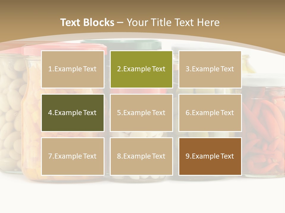 Meal Gourmet Bean PowerPoint Template