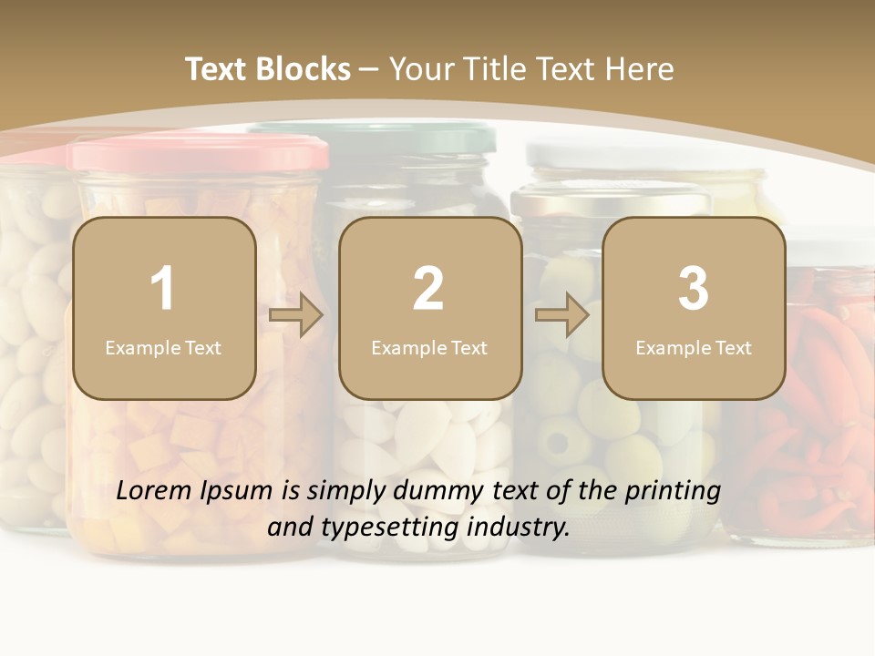 Meal Gourmet Bean PowerPoint Template