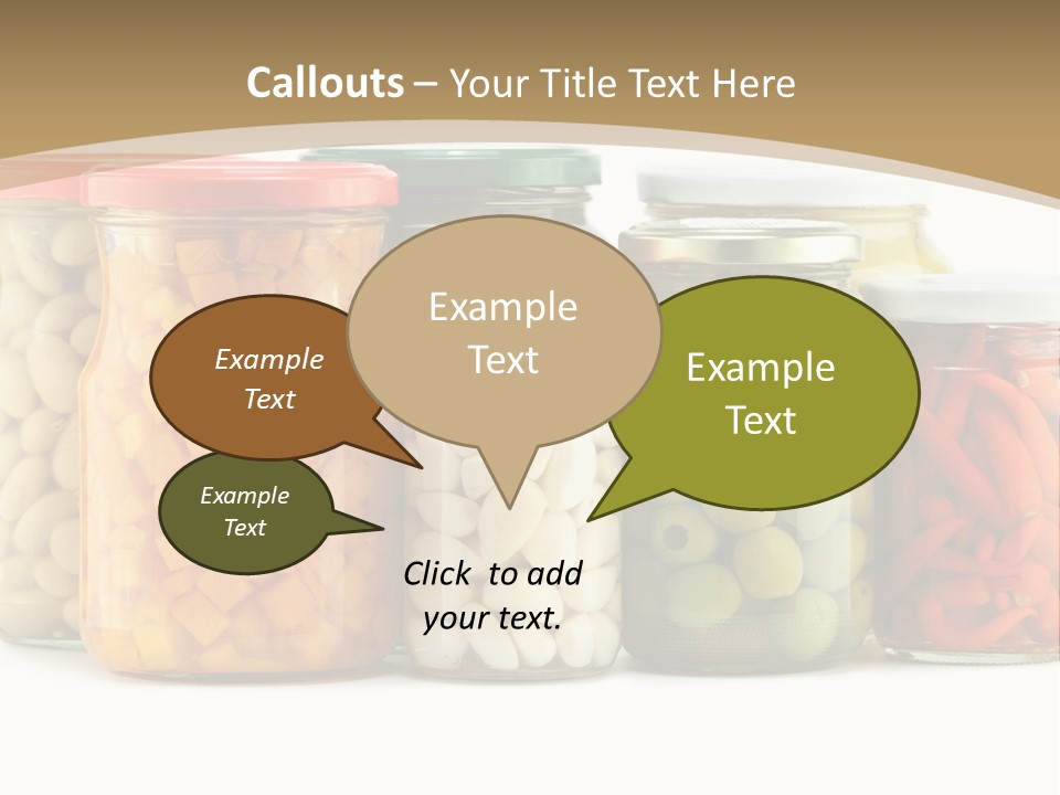 Meal Gourmet Bean PowerPoint Template