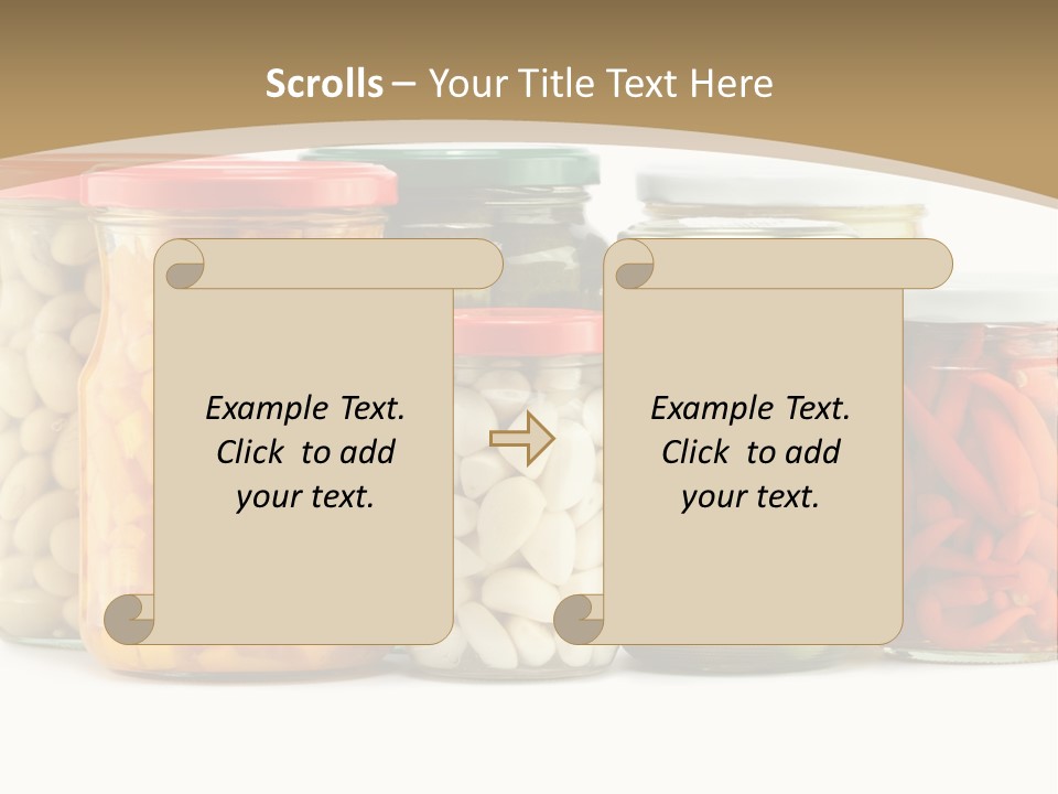 Meal Gourmet Bean PowerPoint Template
