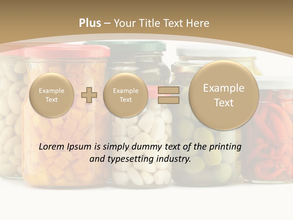 Meal Gourmet Bean PowerPoint Template