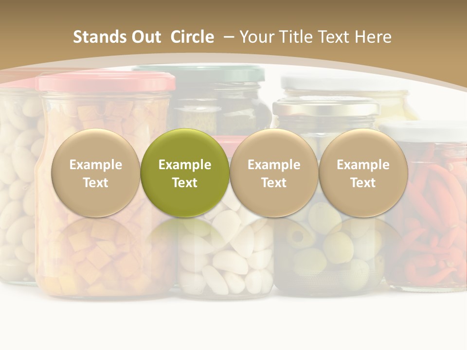 Meal Gourmet Bean PowerPoint Template