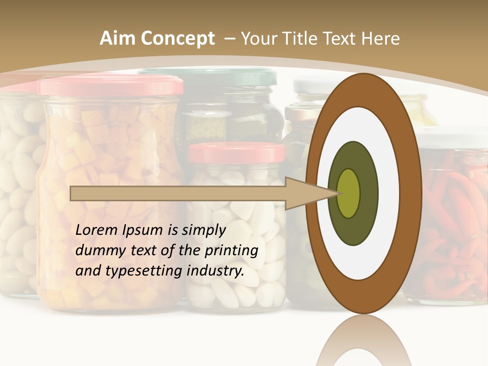 Meal Gourmet Bean PowerPoint Template