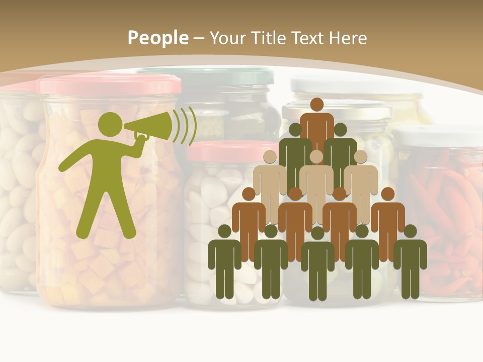 Meal Gourmet Bean PowerPoint Template