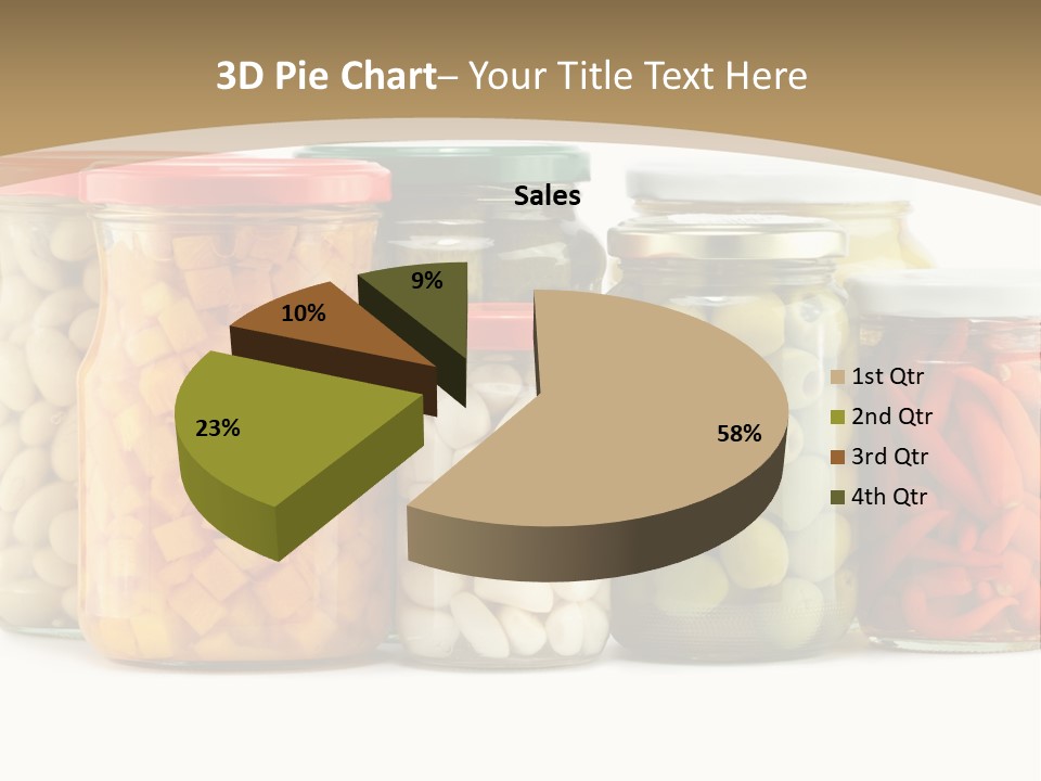 Meal Gourmet Bean PowerPoint Template