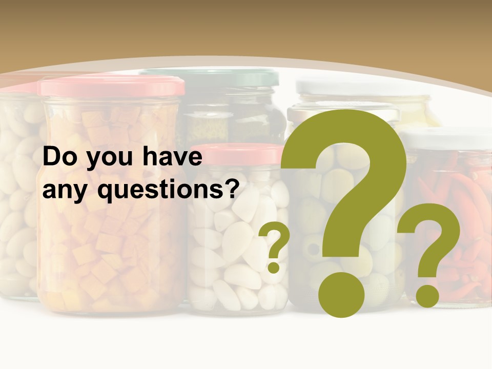 Meal Gourmet Bean PowerPoint Template