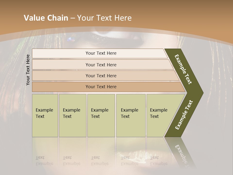 Portrait Skin Black PowerPoint Template