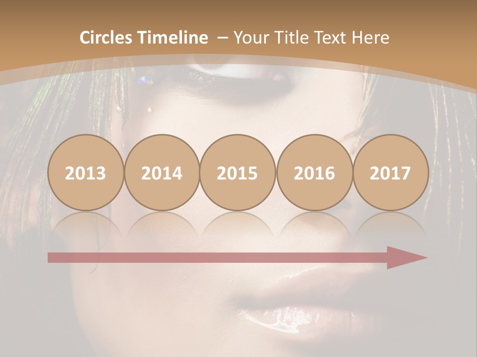Portrait Skin Black PowerPoint Template
