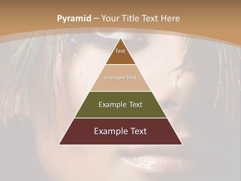 Portrait Skin Black PowerPoint Template