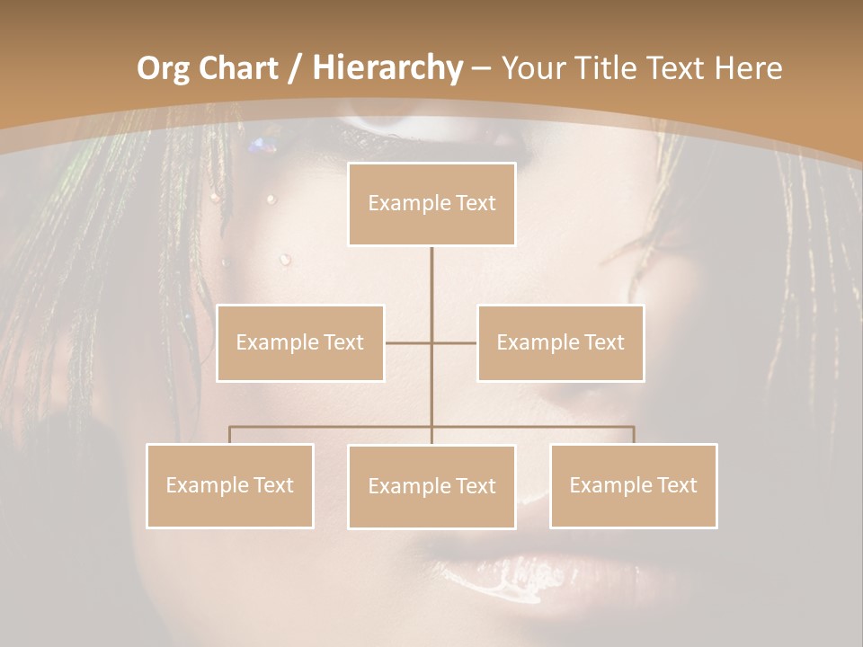 Portrait Skin Black PowerPoint Template