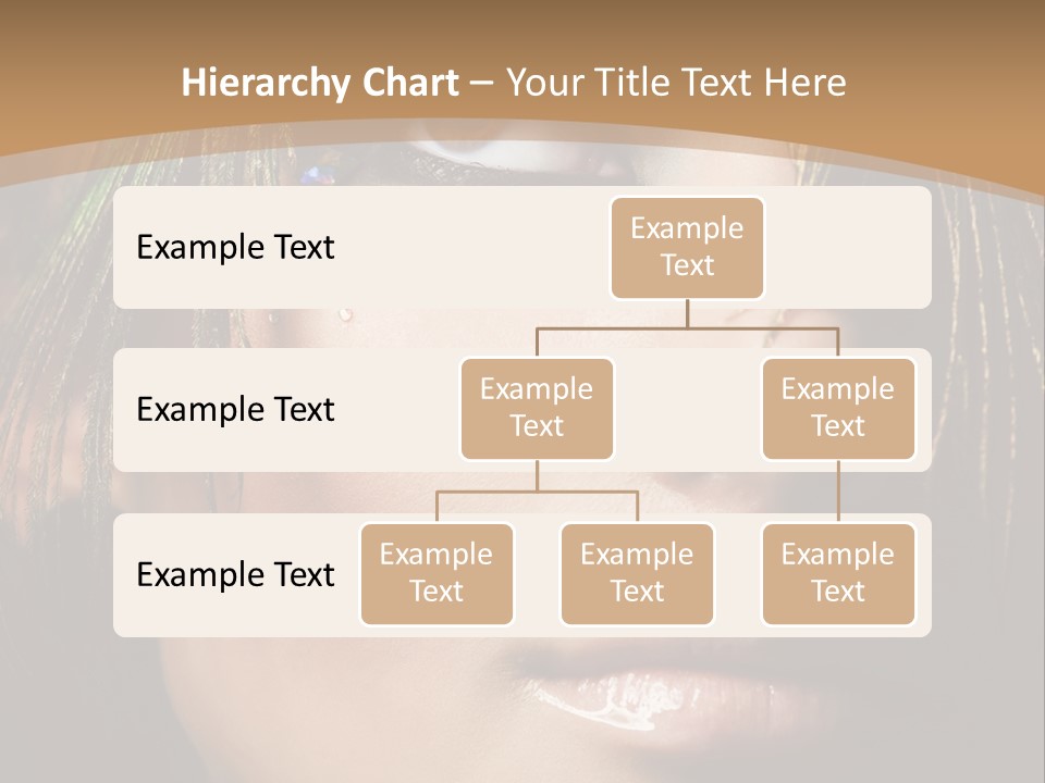 Portrait Skin Black PowerPoint Template