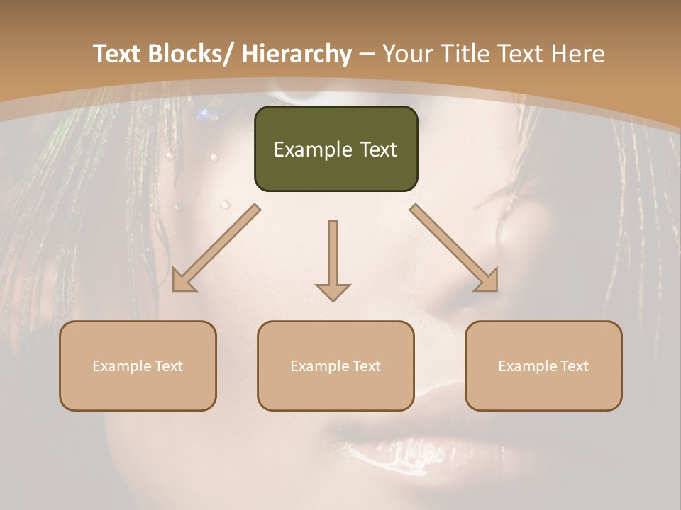 Portrait Skin Black PowerPoint Template