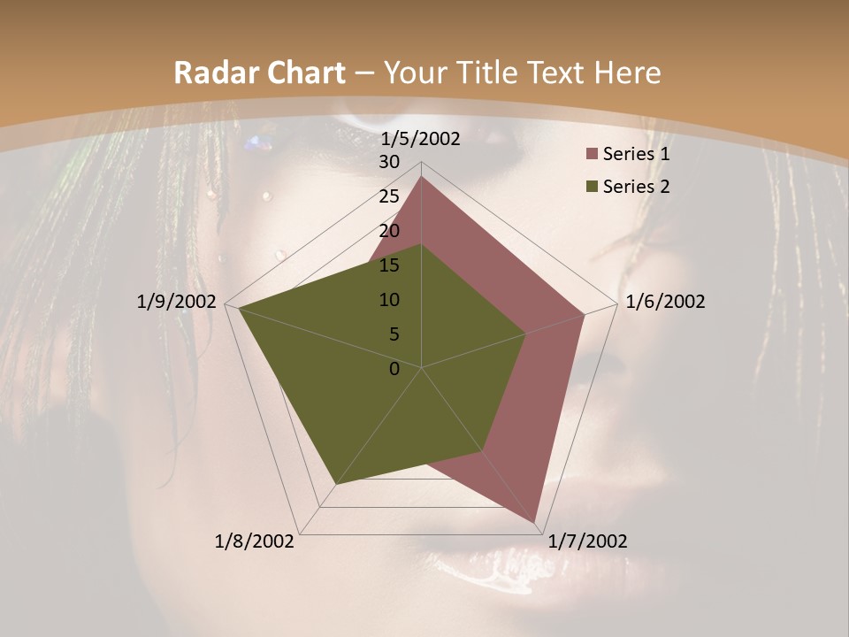 Portrait Skin Black PowerPoint Template