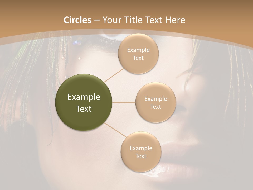 Portrait Skin Black PowerPoint Template