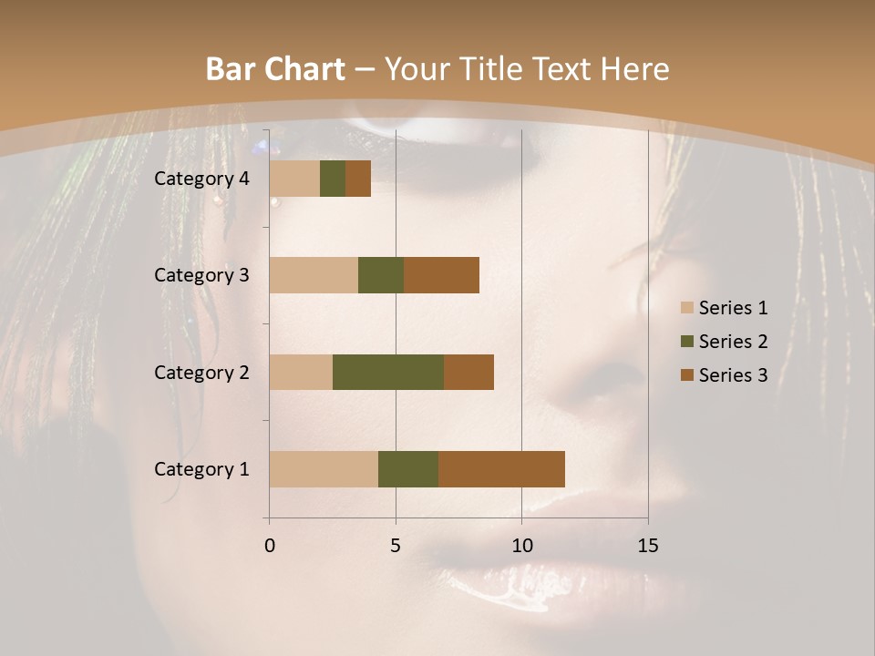 Portrait Skin Black PowerPoint Template