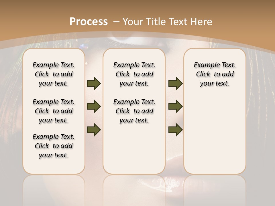 Portrait Skin Black PowerPoint Template
