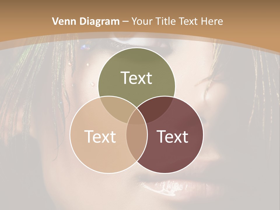 Portrait Skin Black PowerPoint Template