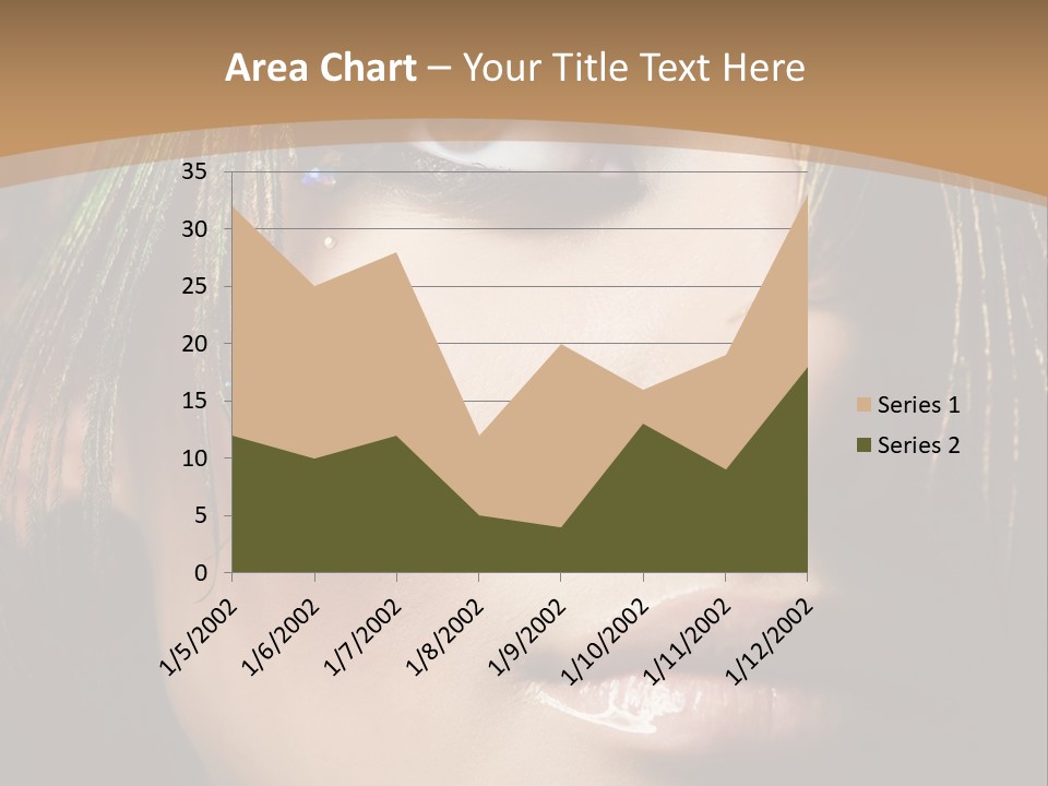 Portrait Skin Black PowerPoint Template