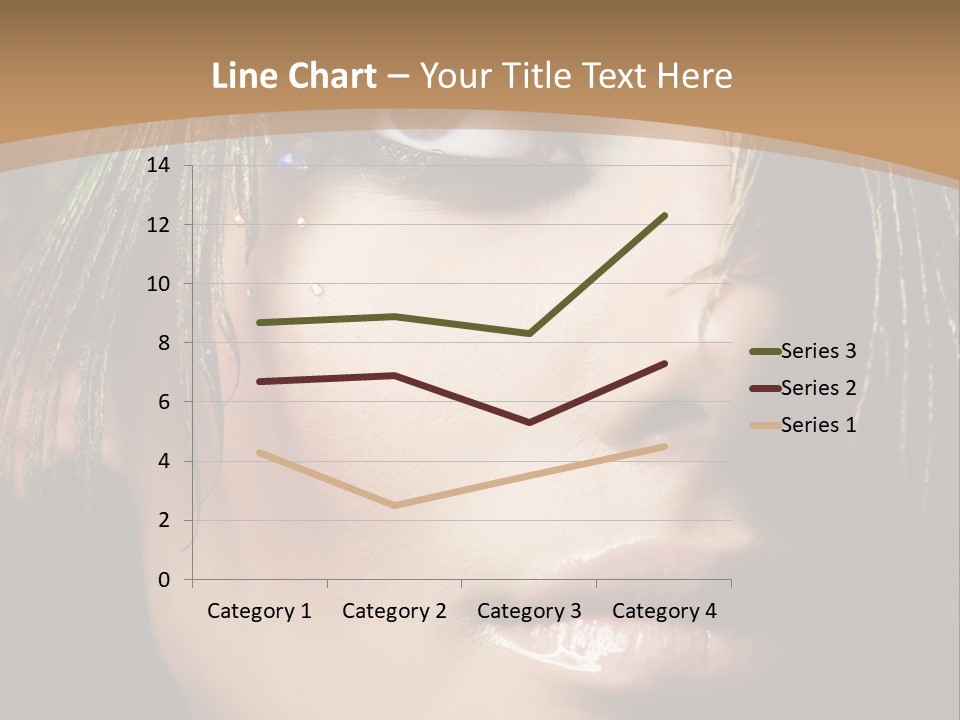 Portrait Skin Black PowerPoint Template