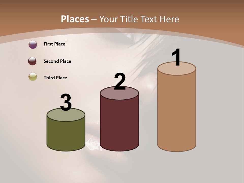 Woman Perfect Complexion PowerPoint Template