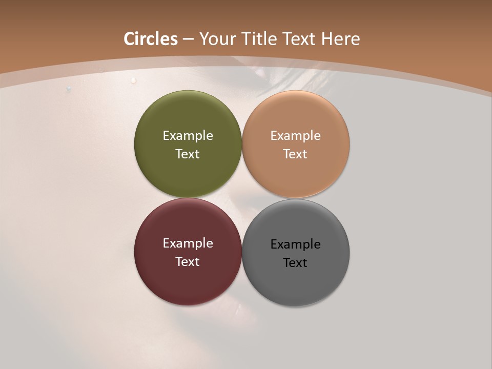 Woman Perfect Complexion PowerPoint Template