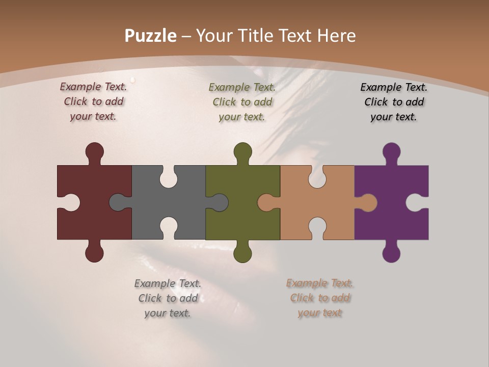 Woman Perfect Complexion PowerPoint Template