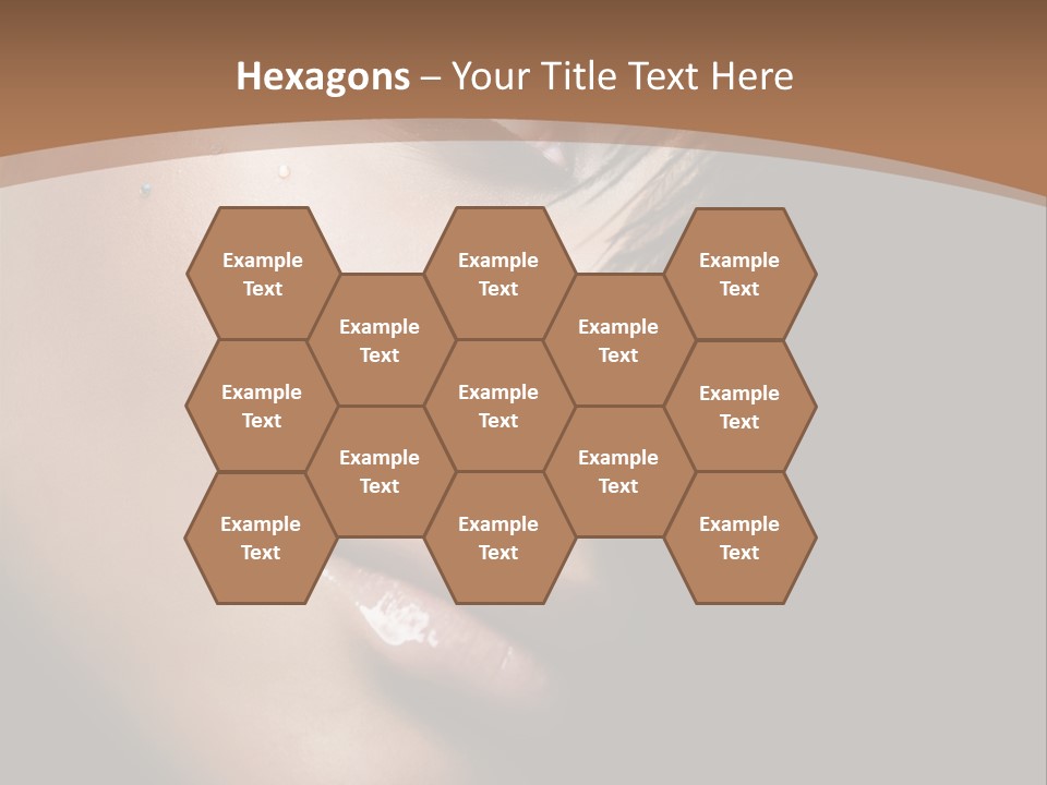 Woman Perfect Complexion PowerPoint Template