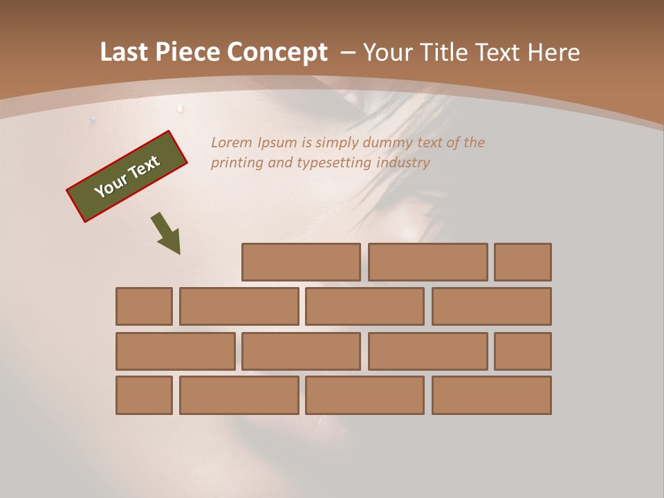 Woman Perfect Complexion PowerPoint Template