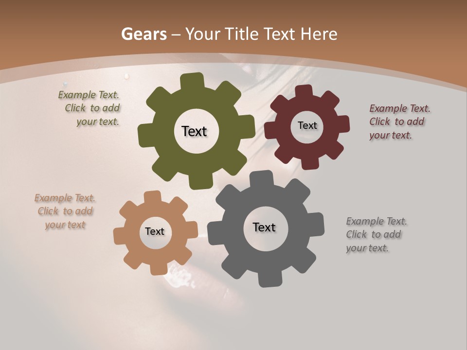 Woman Perfect Complexion PowerPoint Template