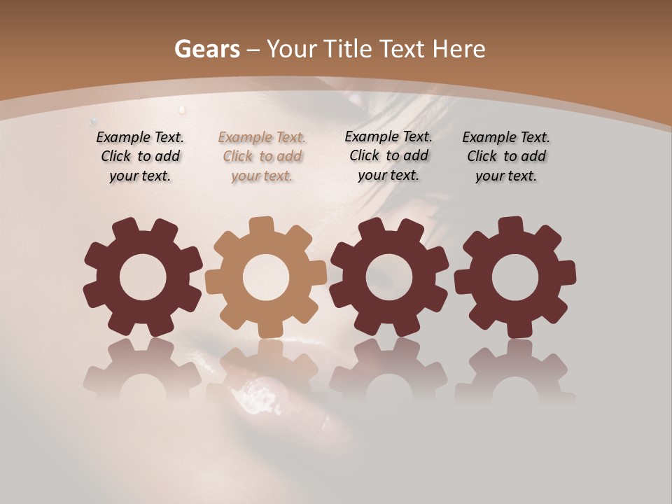 Woman Perfect Complexion PowerPoint Template