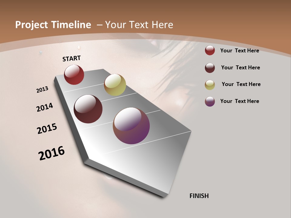 Woman Perfect Complexion PowerPoint Template