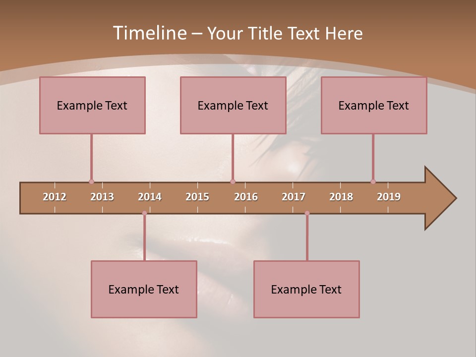 Woman Perfect Complexion PowerPoint Template