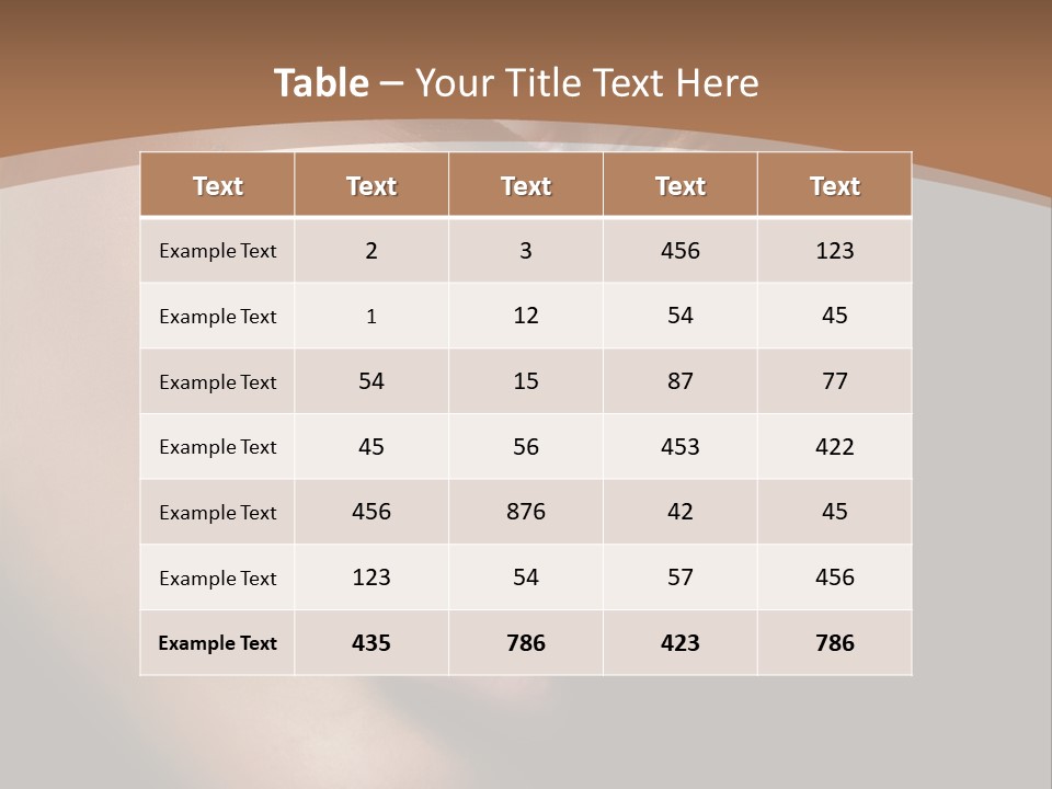 Woman Perfect Complexion PowerPoint Template