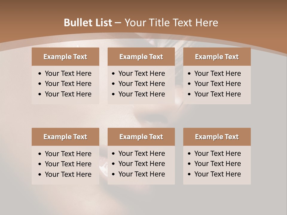 Woman Perfect Complexion PowerPoint Template