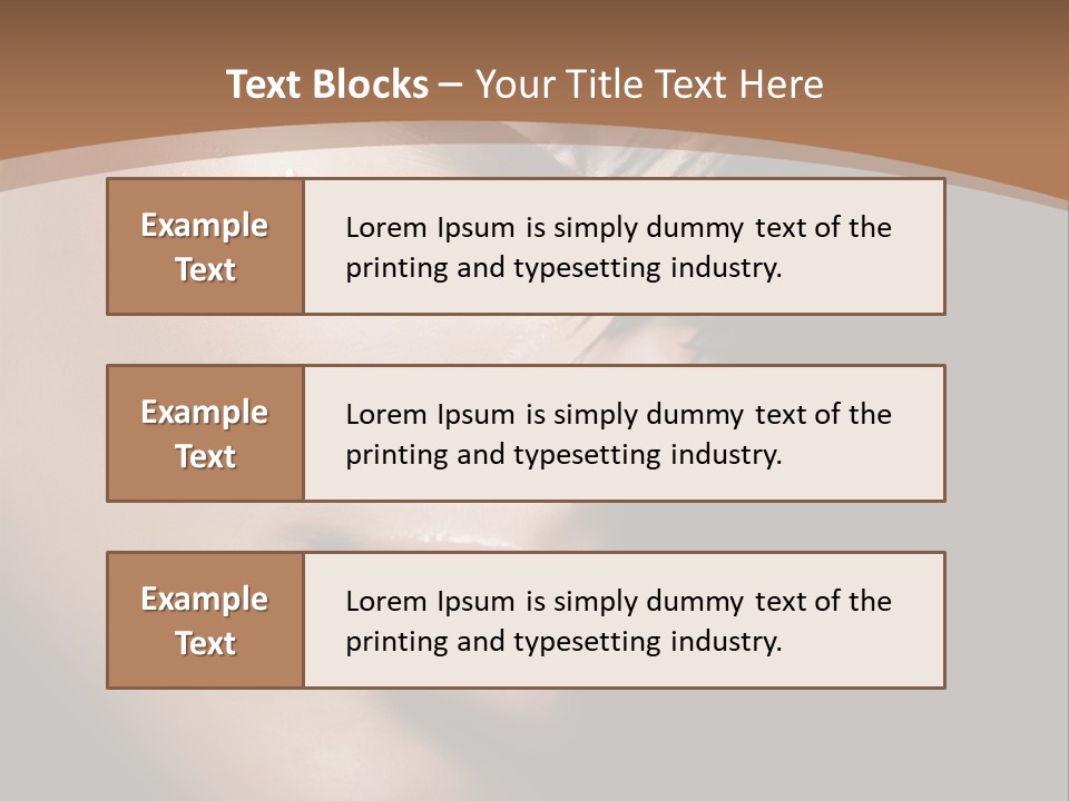 Woman Perfect Complexion PowerPoint Template