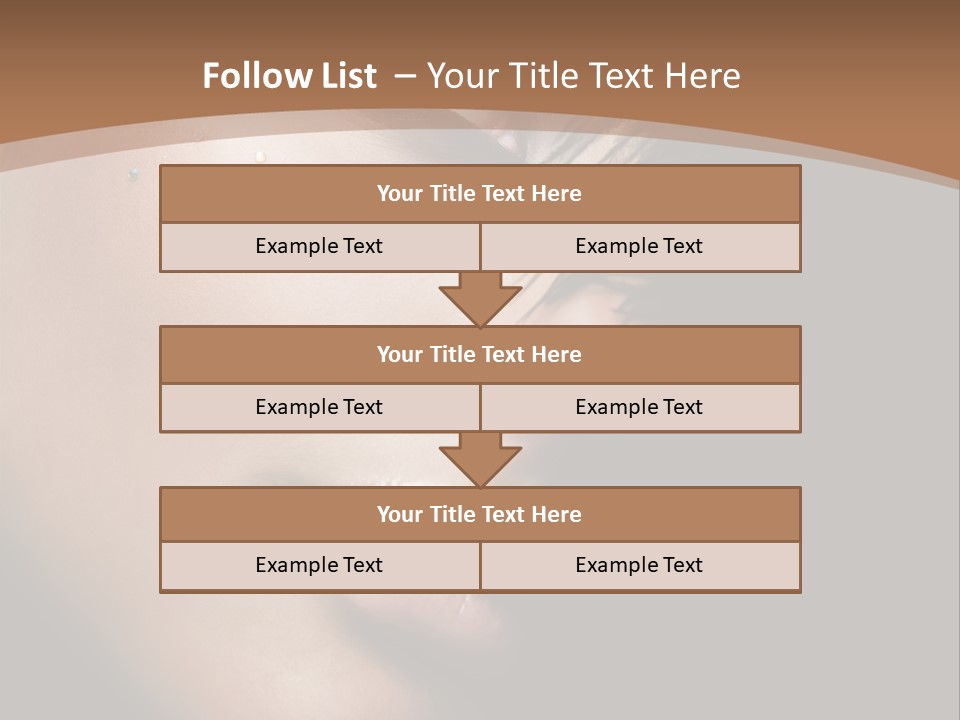 Woman Perfect Complexion PowerPoint Template